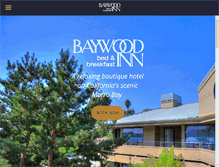Tablet Screenshot of baywoodinn.com